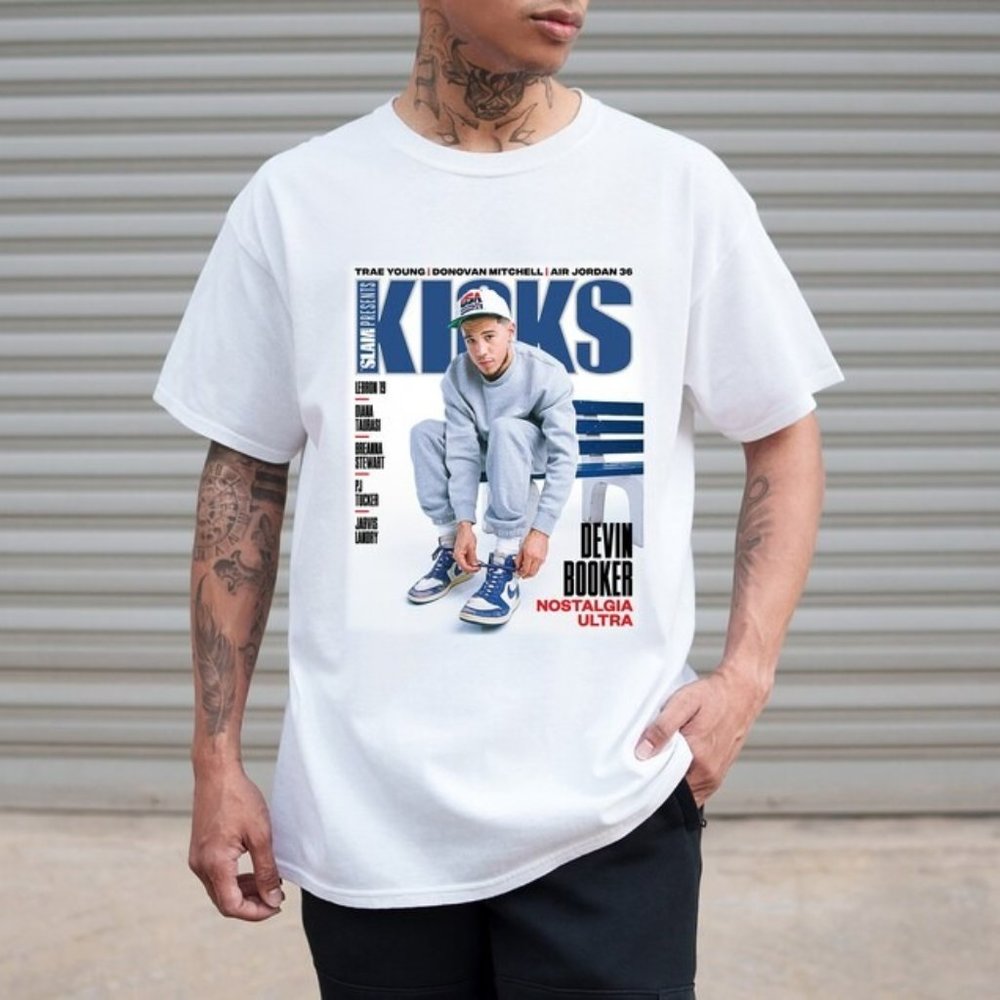 Devin Booker Slam Magazine Inspired NBA Graphic Unisex T-shirt